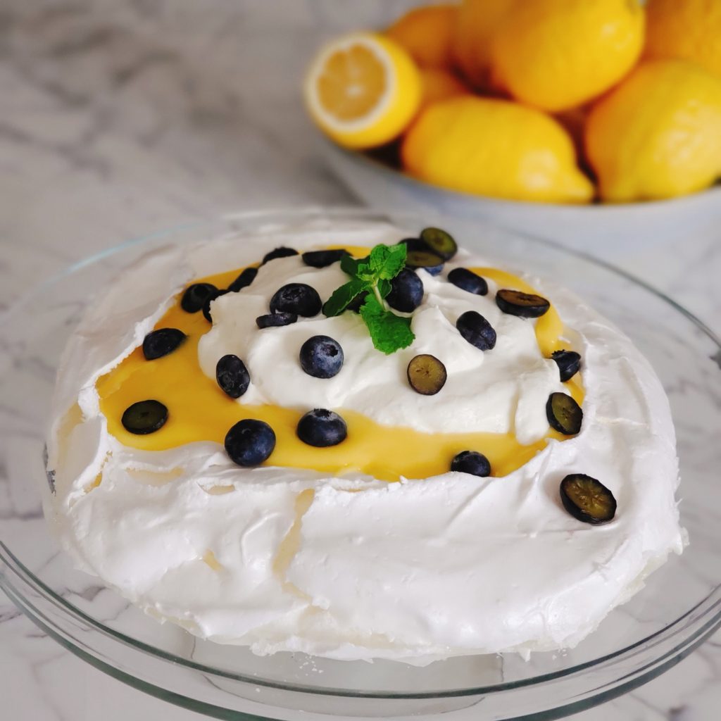 Lemon Meringue Pavlova